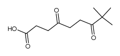 8,8-dimethyl-4,7-dioxo-nonanoic acid结构式