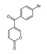 5-(4-bromo-benzoyl)-pyran-2-one Structure