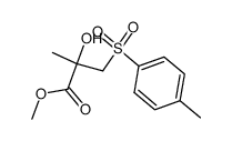 1-Hydroxy-2-p-tolylsulfonyl-isobuttersaeure-methylester结构式