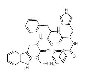 Z-His-Phe-Trp-OEt结构式