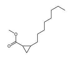 2-Octylcyclopropanedecanoic acid methyl ester结构式