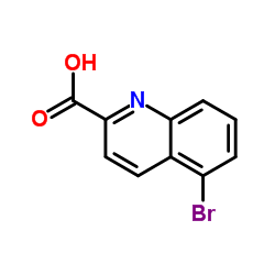 5-溴喹啉-2-羧酸结构式