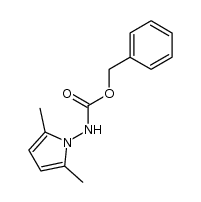 (2,5-dimethyl-pyrrol-1-yl)-carbamic acid benzyl ester Structure