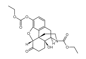 3-O,17-N-diethoxycarbonylnoroxymorphone结构式