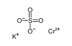 chromous potassium sulfate Structure