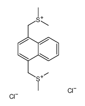 [4-(dimethylsulfoniomethyl)naphthalen-1-yl]methyl-dimethylsulfanium,dichloride Structure