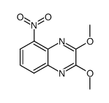 2,3-dimethoxy-5-nitro-quinoxaline Structure