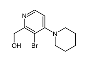 (3-bromo-4-piperidin-1-ylpyridin-2-yl)methanol Structure