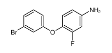 4-(3-Bromophenoxy)-3-fluoroaniline Structure