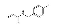 2-PROPENAMIDE, N-[(4-FLUOROPHENYL)METHYL]- Structure