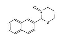 2-(naphthalene-2-yl)-1,3-dithiane-1-oxide Structure