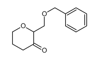 2-(phenylmethoxymethyl)oxan-3-one Structure