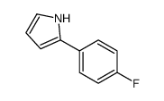 1H-Pyrrole,2-(4-fluorophenyl)-(9CI) structure