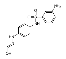 3-Amino-N-[4-(2-formylhydrazino)phenyl]benzenesulfonamide structure