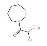1-(2-氯丙酰基)氮杂烷结构式