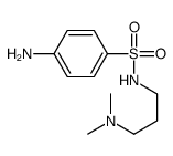 4-amino-N-[3-(dimethylamino)propyl]benzenesulfonamide结构式