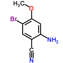 2-Amino-5-bromo-4-methoxybenzonitrile Structure