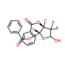 2-Deoxy-2,2-difluoro-D-ribofuranose-3,5-di benzoate structure