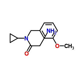 N-Cyclopropyl-N-(3-methoxybenzyl)glycinamide结构式