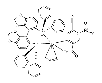 [(R)-(+)-5,5''-双(二苯基膦基)-4,4''-双-1,3-苯并二恶唑] [4-氰基-3-硝基苯羧基] [1,2,3-正-2-丙烯基]铱(III图片