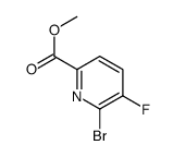 methyl 6-bromo-5-fluoropyridine-2-carboxylate Structure