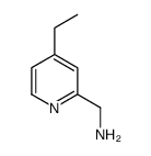 (4-乙基吡啶-2-基)甲胺结构式