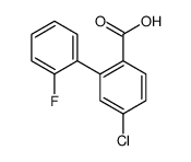 4-chloro-2-(2-fluorophenyl)benzoic acid Structure