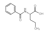 (S)-2-苯甲酰氨基戊酸结构式