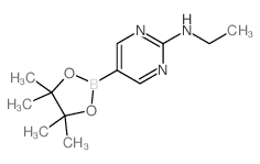 N-ETHYL-5-(4,4,5,5-TETRAMETHYL-1,3,2-DIOXABOROLAN-2-YL)PYRIMIDIN-2-AMINE picture