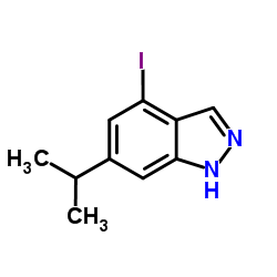 4-Iodo-6-isopropyl-1H-indazole Structure