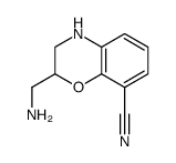 dihydro-8-cyano-2H-1,4-benzoxazine-2-methanamine结构式