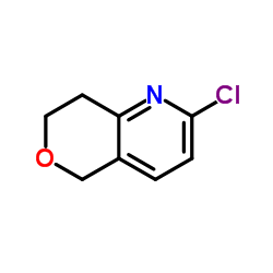 2-chloro-7,8-dihydro-5H-pyrano[4,3-b]pyridine结构式