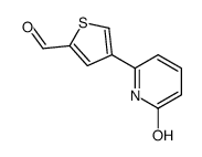4-(6-oxo-1H-pyridin-2-yl)thiophene-2-carbaldehyde结构式