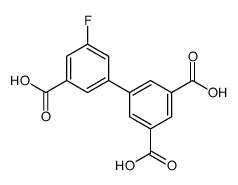 5-(3-carboxy-5-fluorophenyl)benzene-1,3-dicarboxylic acid Structure