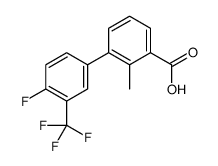 3-[4-fluoro-3-(trifluoromethyl)phenyl]-2-methylbenzoic acid结构式
