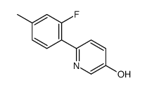 6-(2-fluoro-4-methylphenyl)pyridin-3-ol结构式