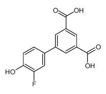 5-(3-fluoro-4-hydroxyphenyl)benzene-1,3-dicarboxylic acid Structure
