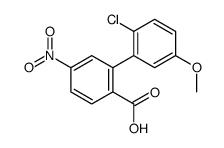 2-(2-chloro-5-methoxyphenyl)-4-nitrobenzoic acid结构式