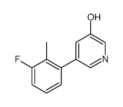 5-(3-fluoro-2-methylphenyl)pyridin-3-ol结构式