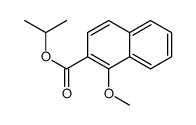 propan-2-yl 1-methoxynaphthalene-2-carboxylate结构式