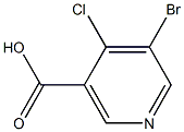 5-BroMo-4-chloro nicotinic acid Structure
