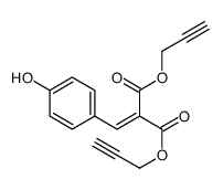 bis(prop-2-ynyl) 2-[(4-hydroxyphenyl)methylidene]propanedioate结构式