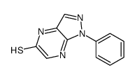 1-phenyl-4H-pyrazolo[3,4-b]pyrazine-5-thione Structure