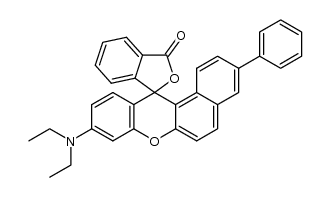 9'-diethylamino-3'-phenylbenzo[a]fluoran Structure