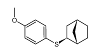exo-2-<(4-methoxyphenyl)thio>bicyclo<2.2.1>heptane Structure