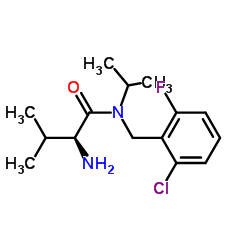 N-(2-Chloro-6-fluorobenzyl)-N-isopropyl-L-valinamide Structure