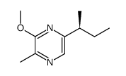 Pyrazine, 3-methoxy-2-methyl-5-(1-methylpropyl)-, (S)- (9CI) Structure