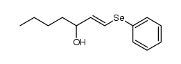 (E)-1-(phenylselanyl)hept-1-en-3-ol结构式