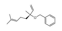 (S)-Benzyl linalyl ether结构式