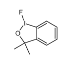 1-氟-3,3-二甲基-1,2-苯并碘氧杂戊环结构式